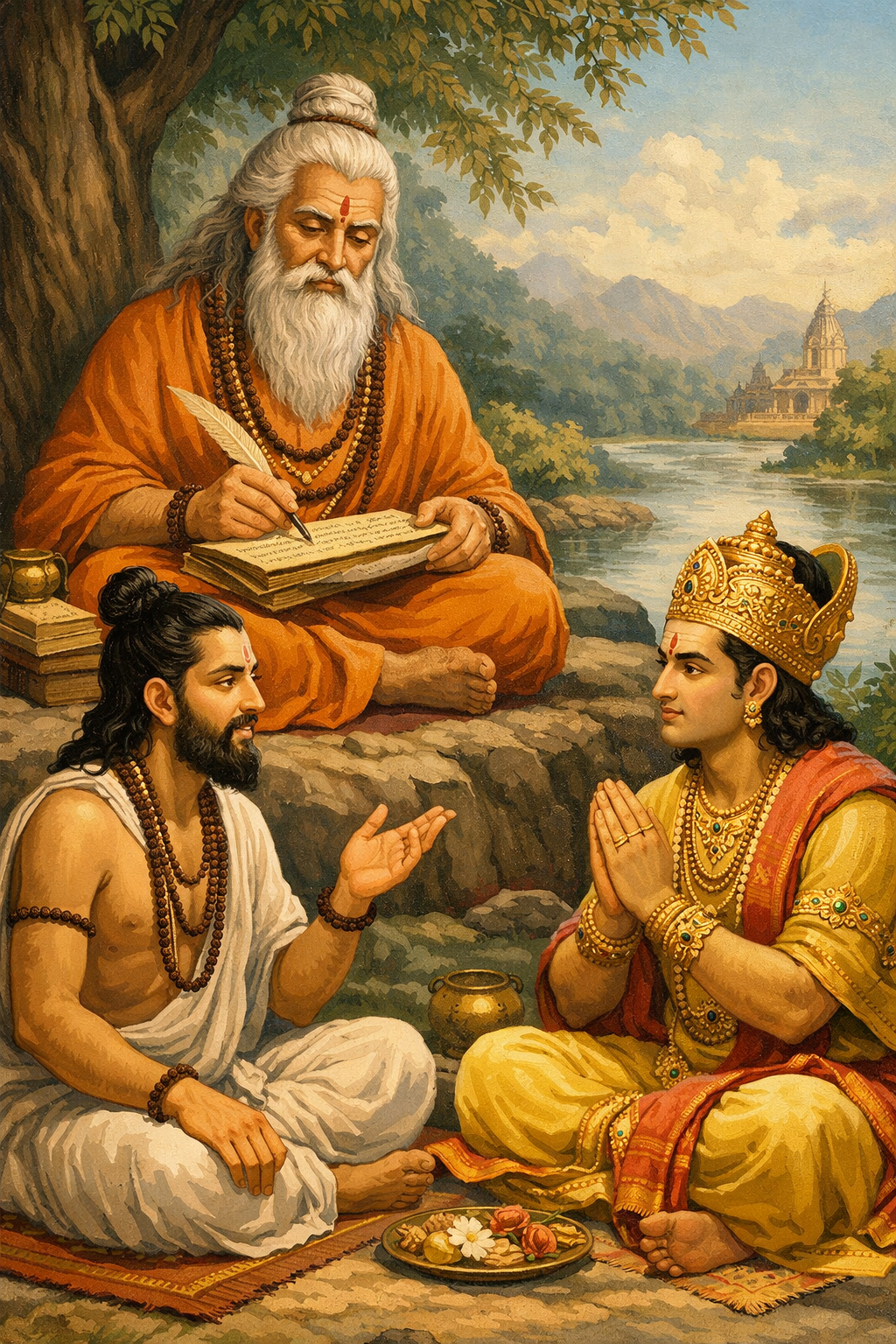 Veda Vyasa and Shuka